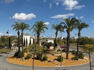 Mediterrane Architektur des Resorts