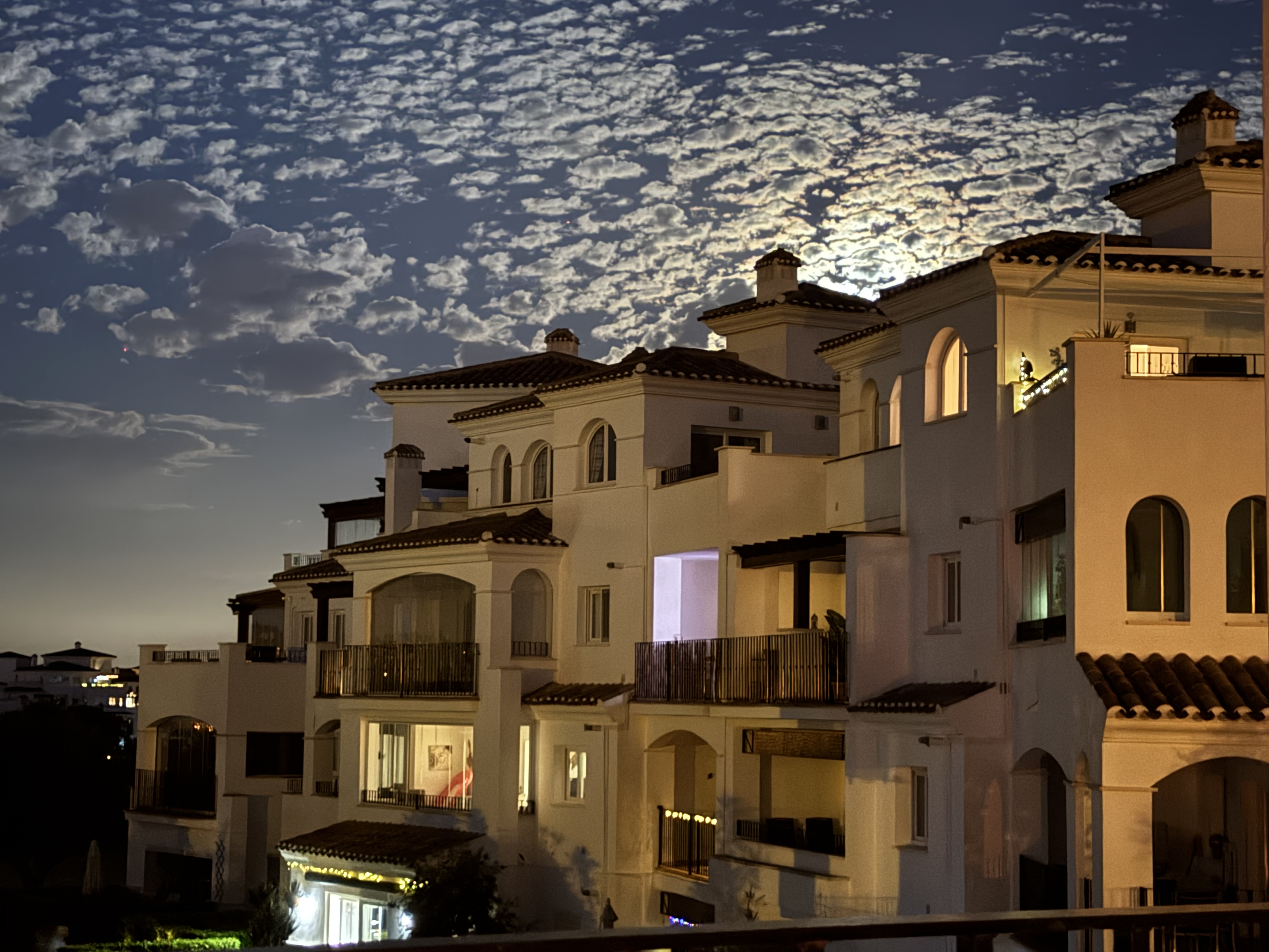Hacienda Riquelme bei Nacht